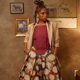 Zevelyn Jean Koda Shorts KODA SHORTS Almond Mahogany