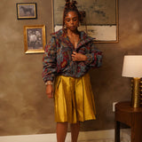 Zevelyn Jean Koda Shorts KODA SHORTS Chartreuse