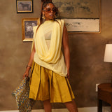 Zevelyn Jean Koda Shorts KODA SHORTS Chartreuse