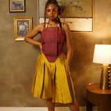 Zevelyn Jean Koda Shorts KODA SHORTS Chartreuse