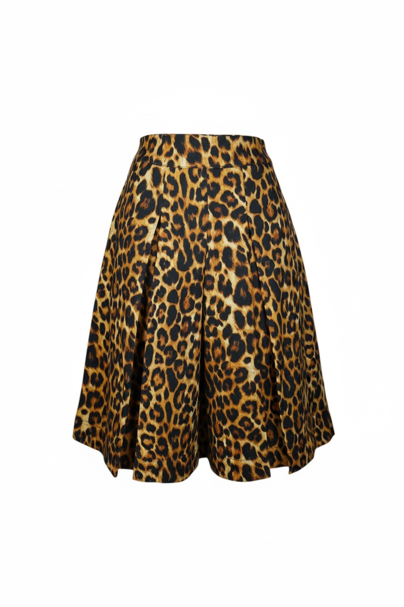 Zevelyn Jean Koda Shorts KODA SHORTS Leopard