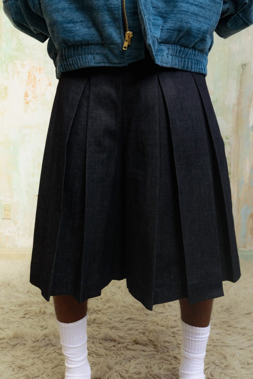 Zevelyn Jean Koda Shorts KODA SHORTS Midnight Blue Denim