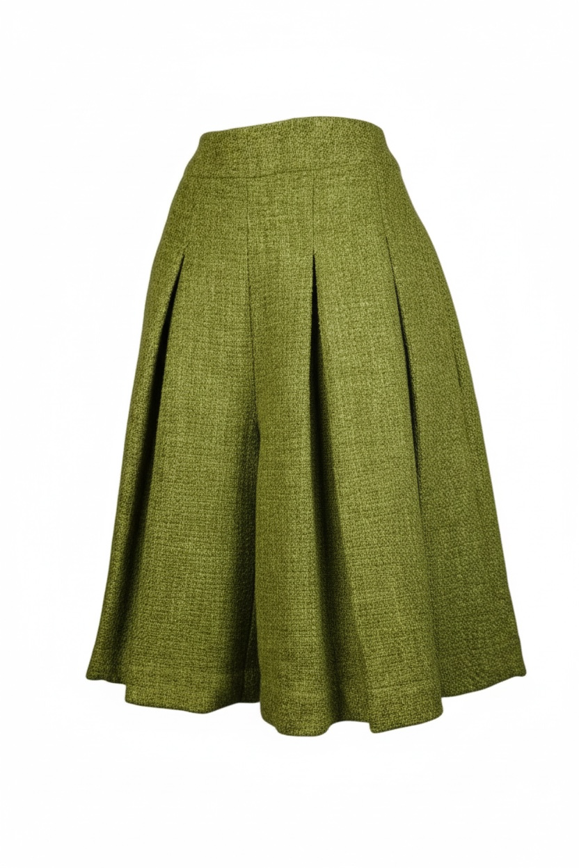 Zevelyn Jean Koda Shorts KODA SHORTS Pistachio Tweed