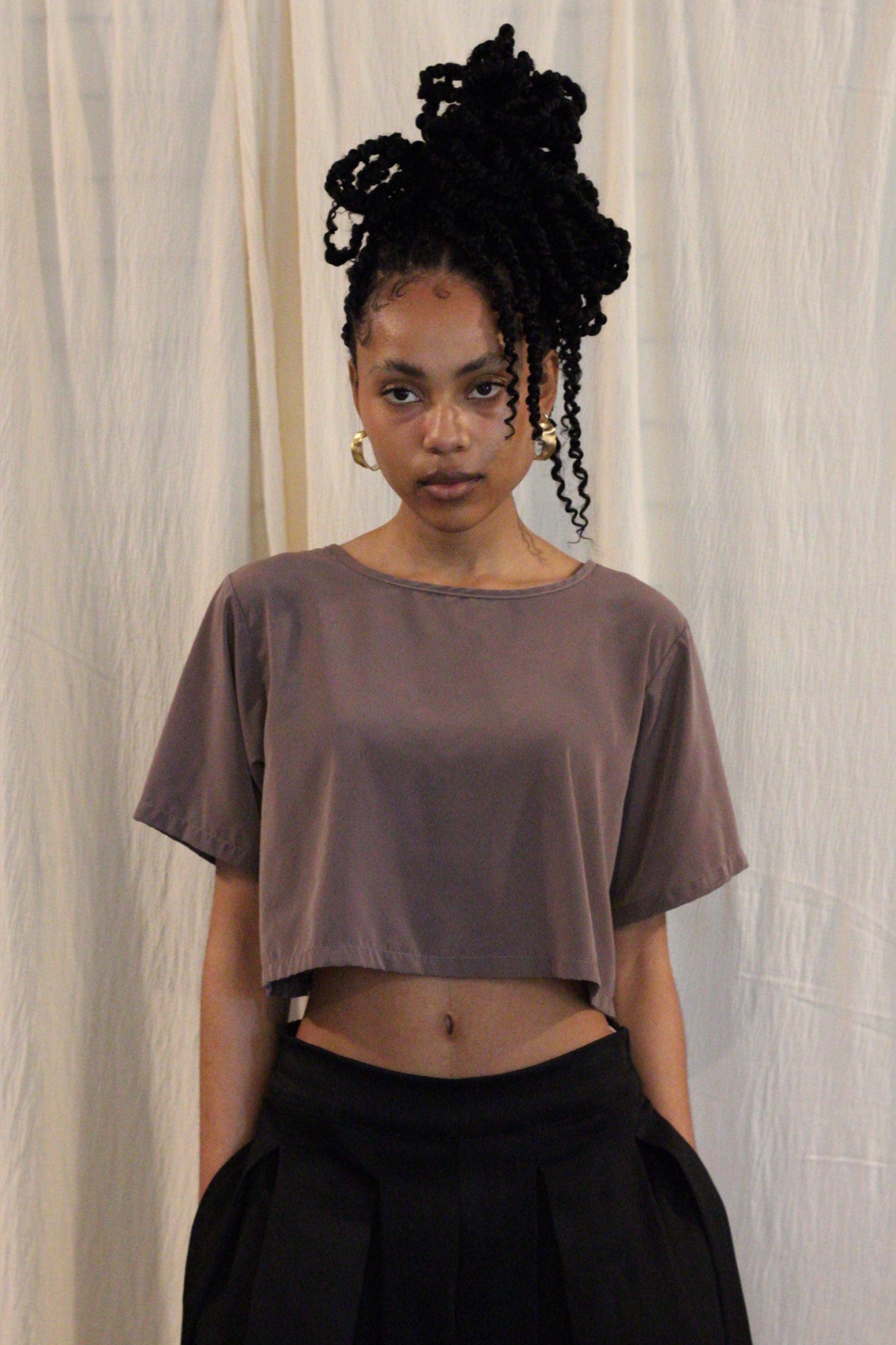 Zevelyn Jean Remi Cropped Blouse Remi Cropped Blouse Fossil