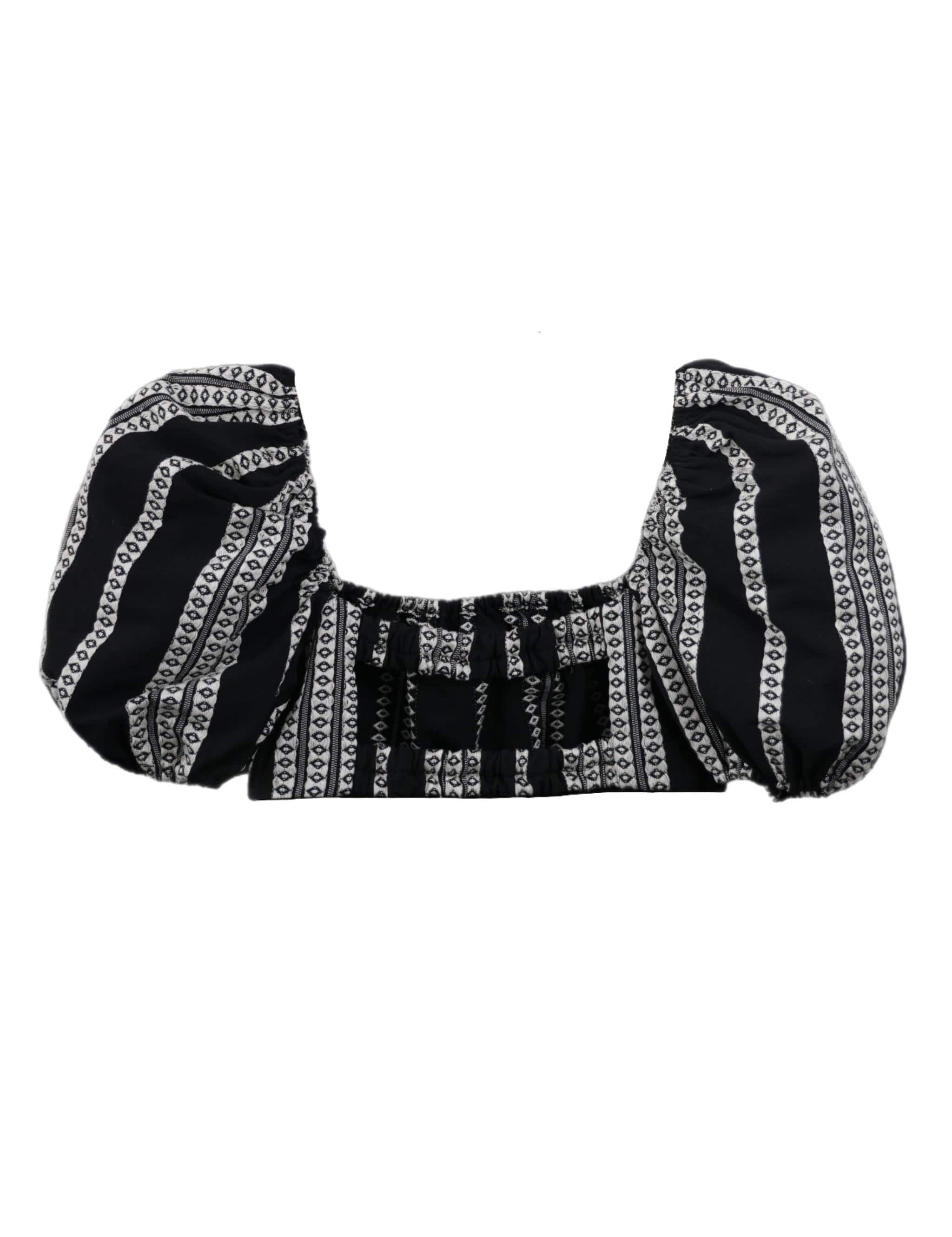 Zevelyn Jean Stacee Crop Top Stacee Crop Top Black