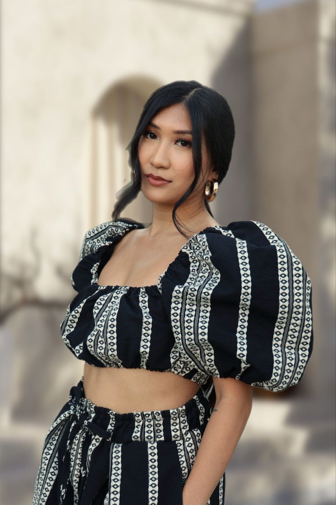 Zevelyn Jean Stacee Crop Top Stacee Crop Top Black