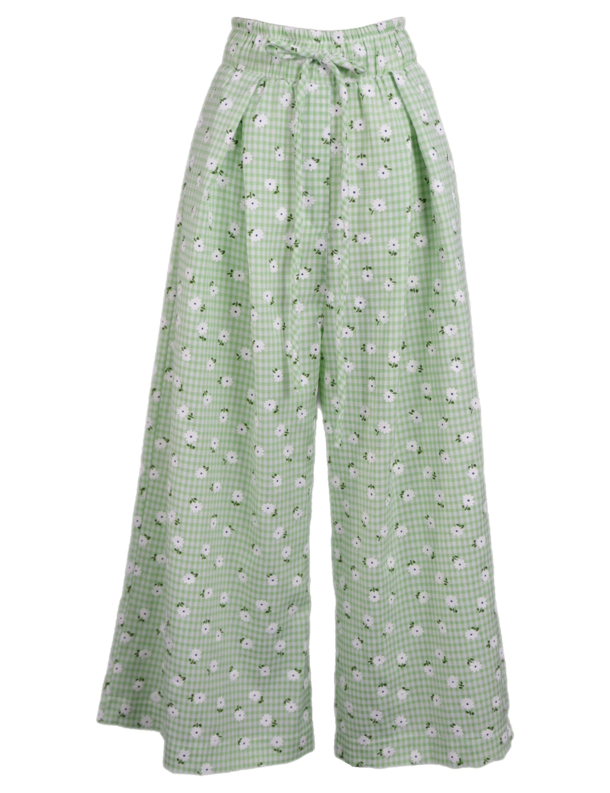 Zevelyn Jean Stacee Cropped Pant STACEE CROPPED PANT Daisy Green