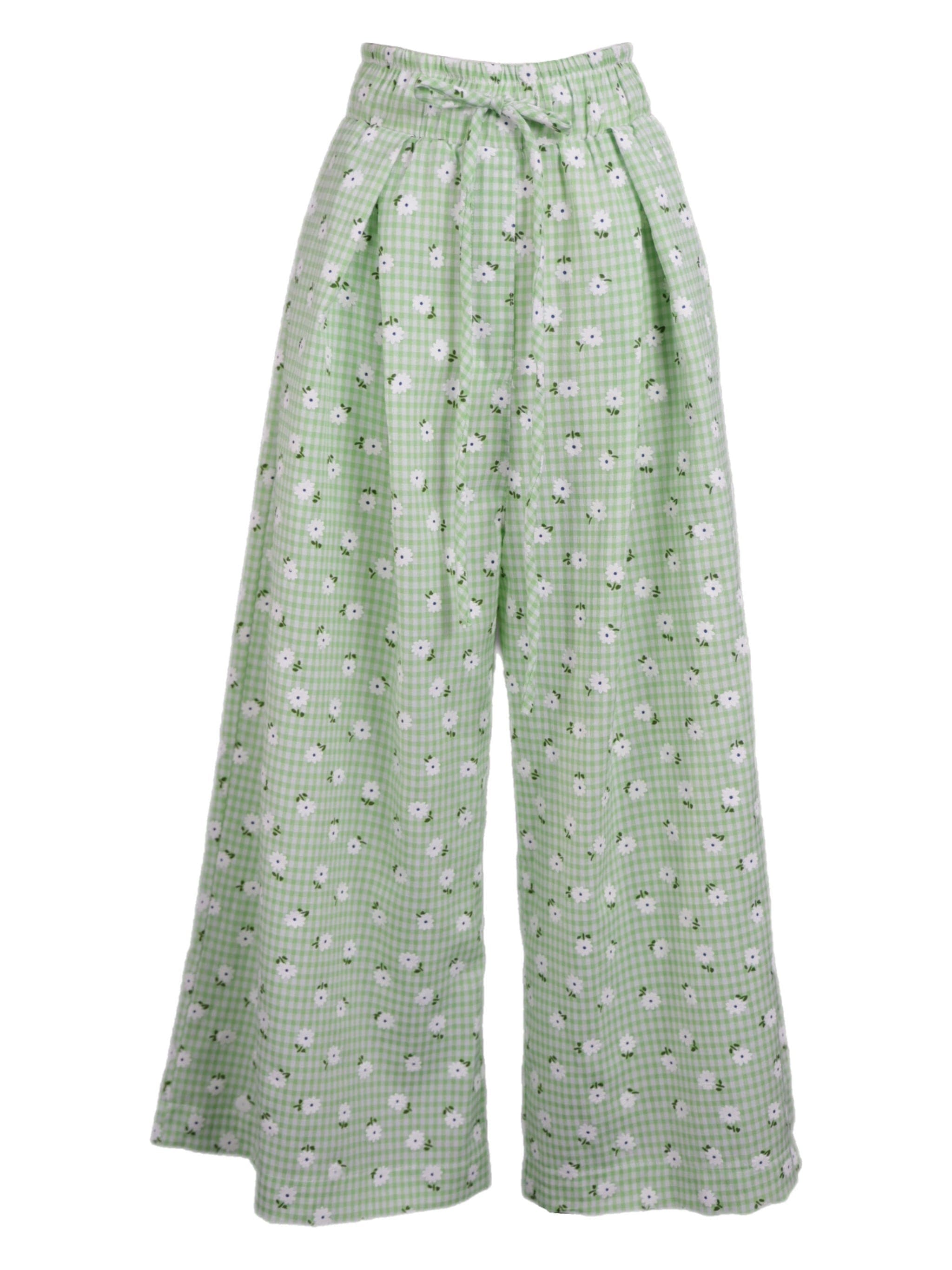 Zevelyn Jean Stacee Cropped Pant STACEE CROPPED PANT Daisy Green