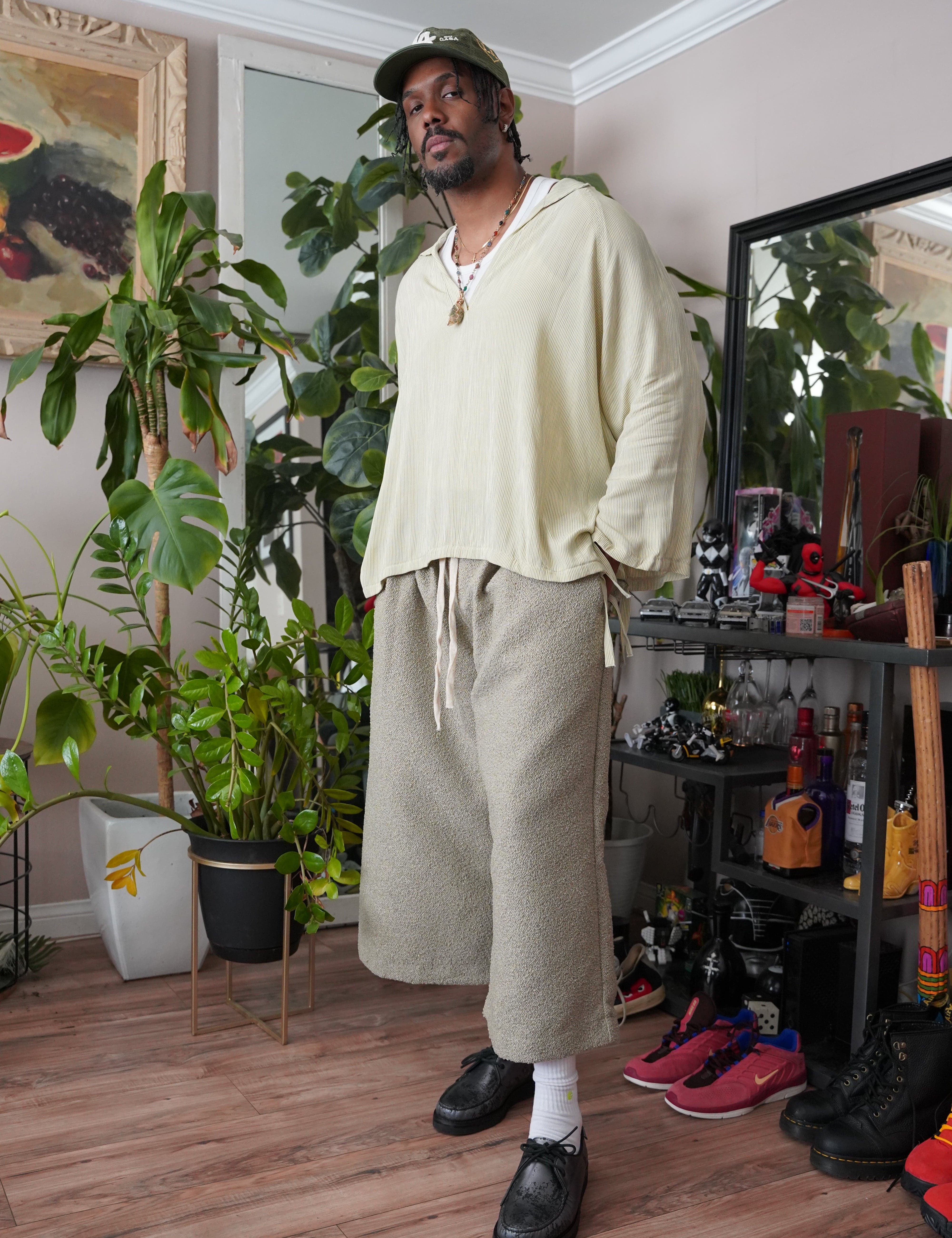 Zevelyn Jean Stacee Cropped Pant STACEE CROPPED PANT Moss