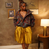 Zevelyn Jean Zane Bomber Jacket ZANE BOMBER Antique Ocean