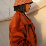 Zevelyn Jean Zane Bomber Jacket ZANE BOMBER Auburn