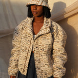 Zevelyn Jean Zane Bomber Jacket ZANE BOMBER Fresh Waters