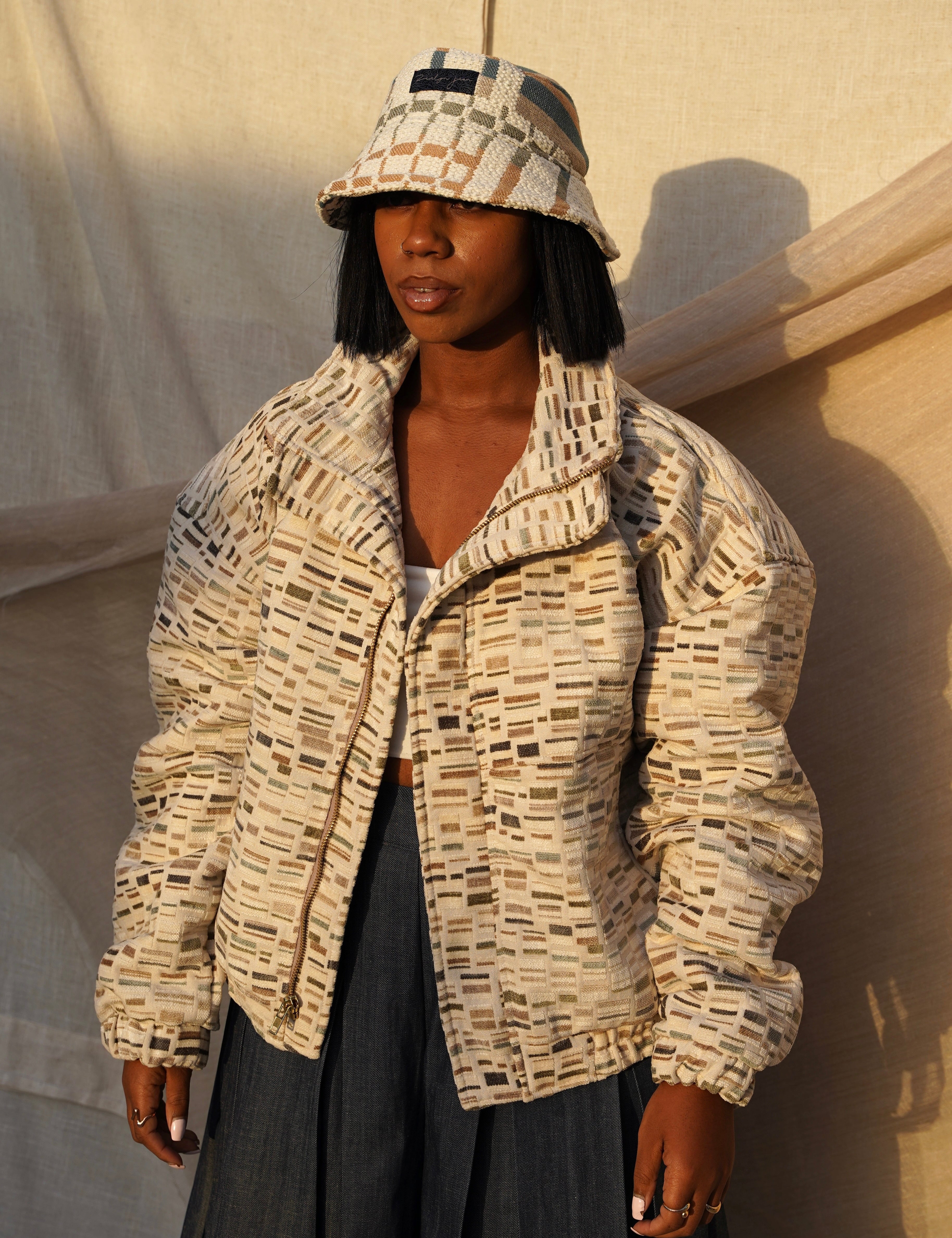 Zevelyn Jean Zane Bomber Jacket ZANE BOMBER Fresh Waters