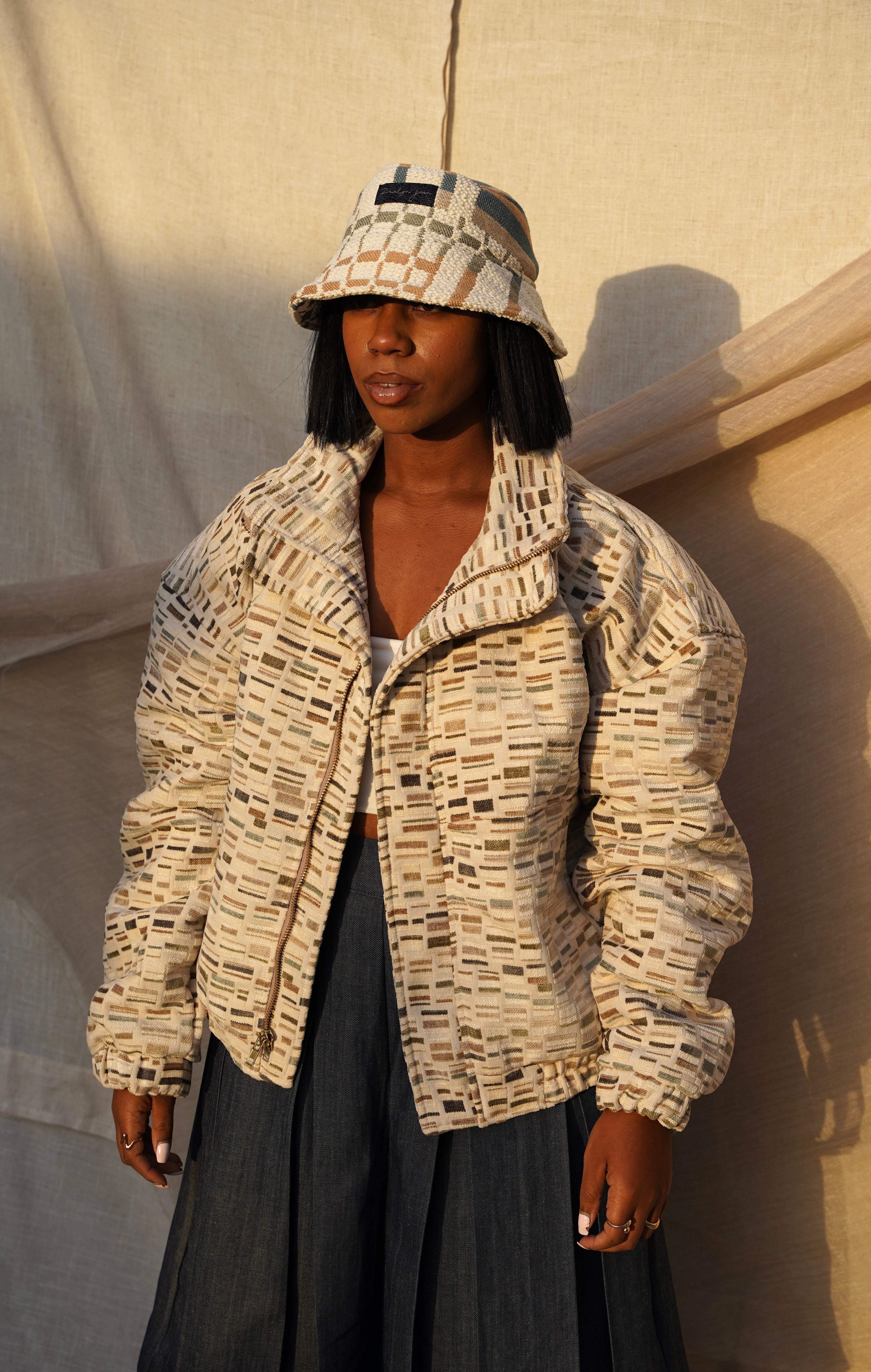 Zevelyn Jean Zane Bomber Jacket ZANE BOMBER Fresh Waters