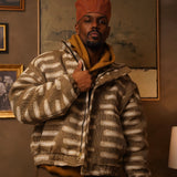 Zevelyn Jean Zane Bomber Jacket ZANE BOMBER Natural