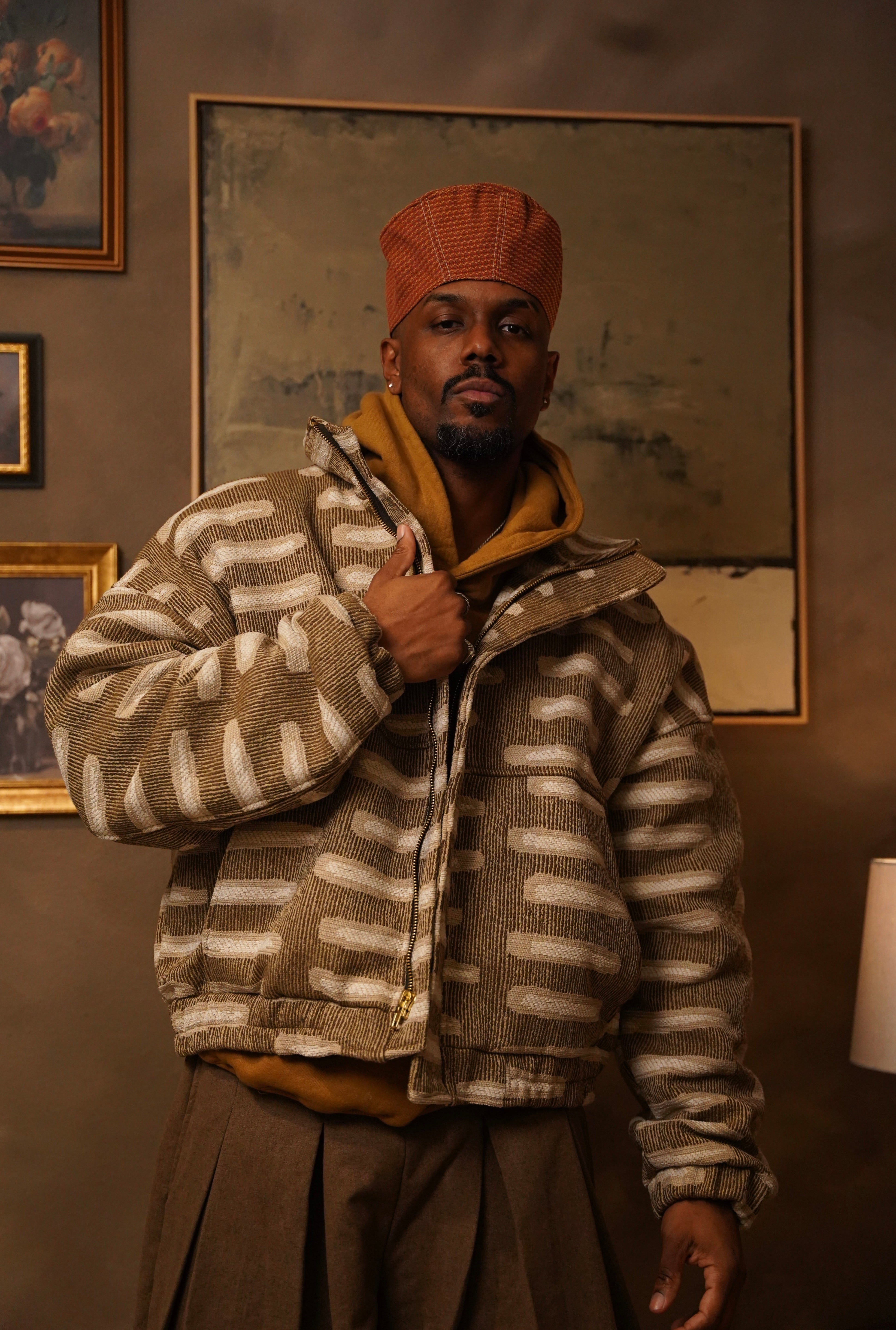 Zevelyn Jean Zane Bomber Jacket ZANE BOMBER Natural