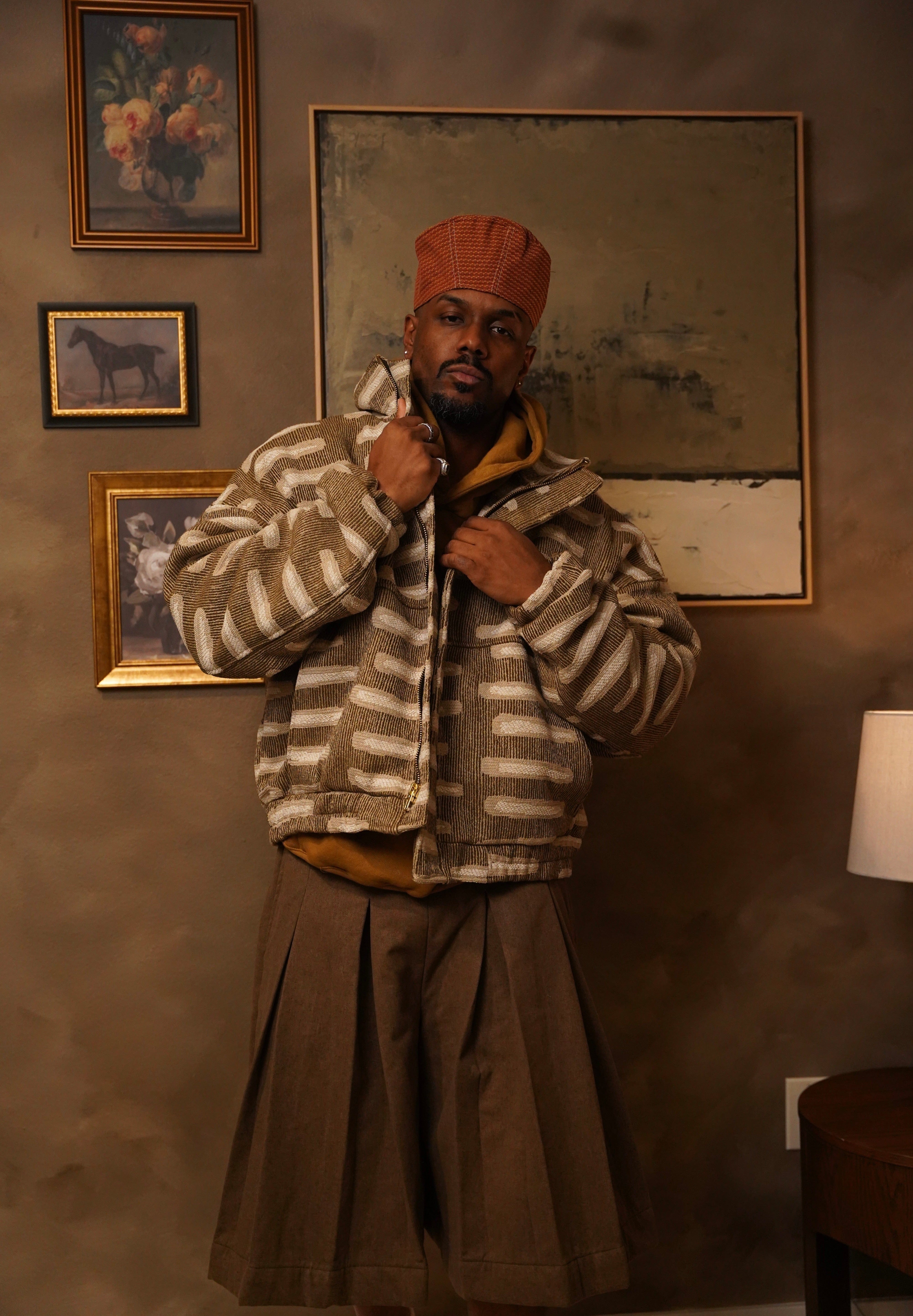 Zevelyn Jean Zane Bomber Jacket ZANE BOMBER Natural