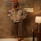 Zevelyn Jean Zane Bomber Jacket ZANE BOMBER Natural