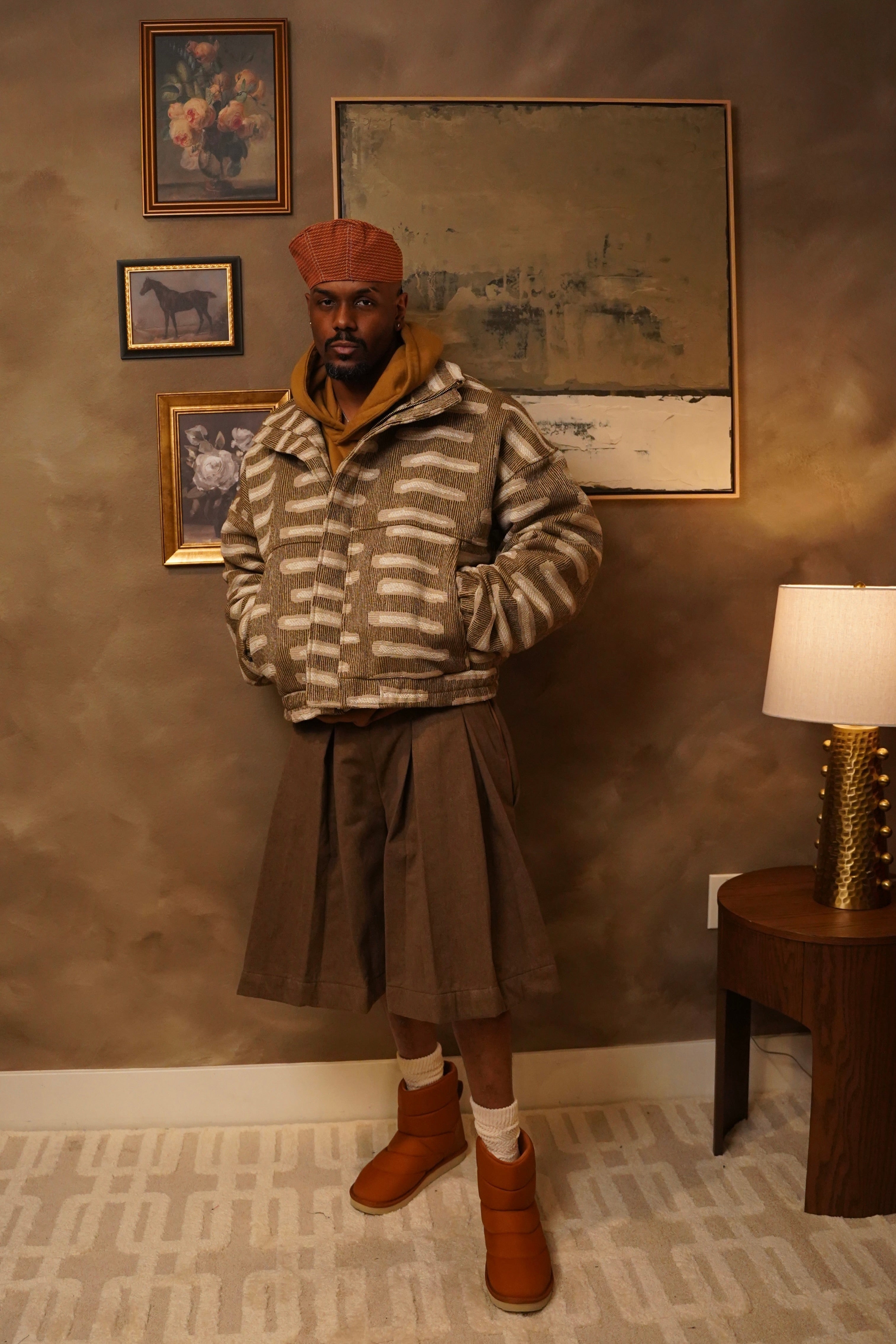 Zevelyn Jean Zane Bomber Jacket ZANE BOMBER Natural