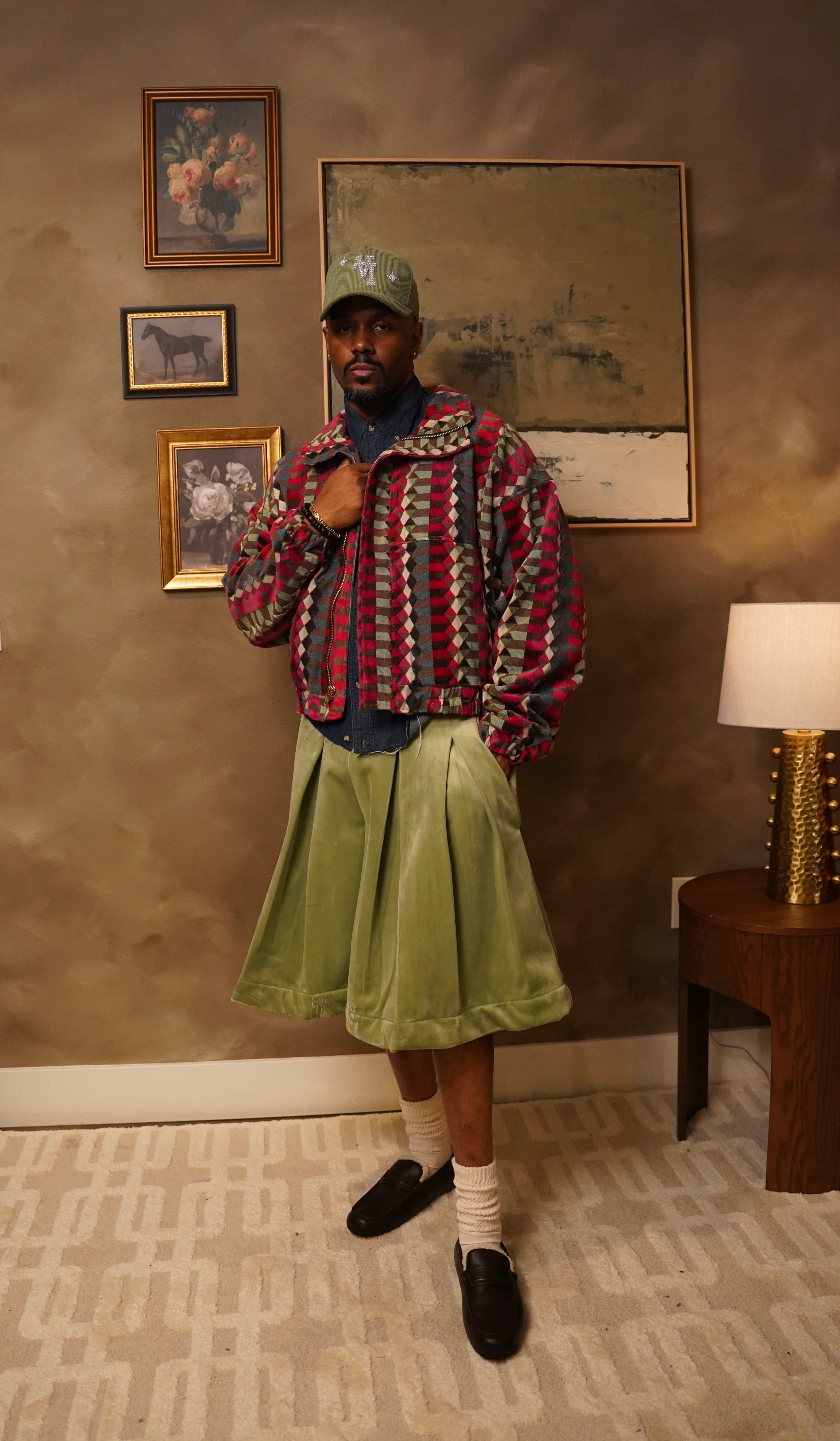 Zevelyn Jean Zane Bomber Jacket ZANE BOMBER Navajo