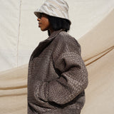 Zevelyn Jean Zane Bomber Jacket ZANE BOMBER Pebbles