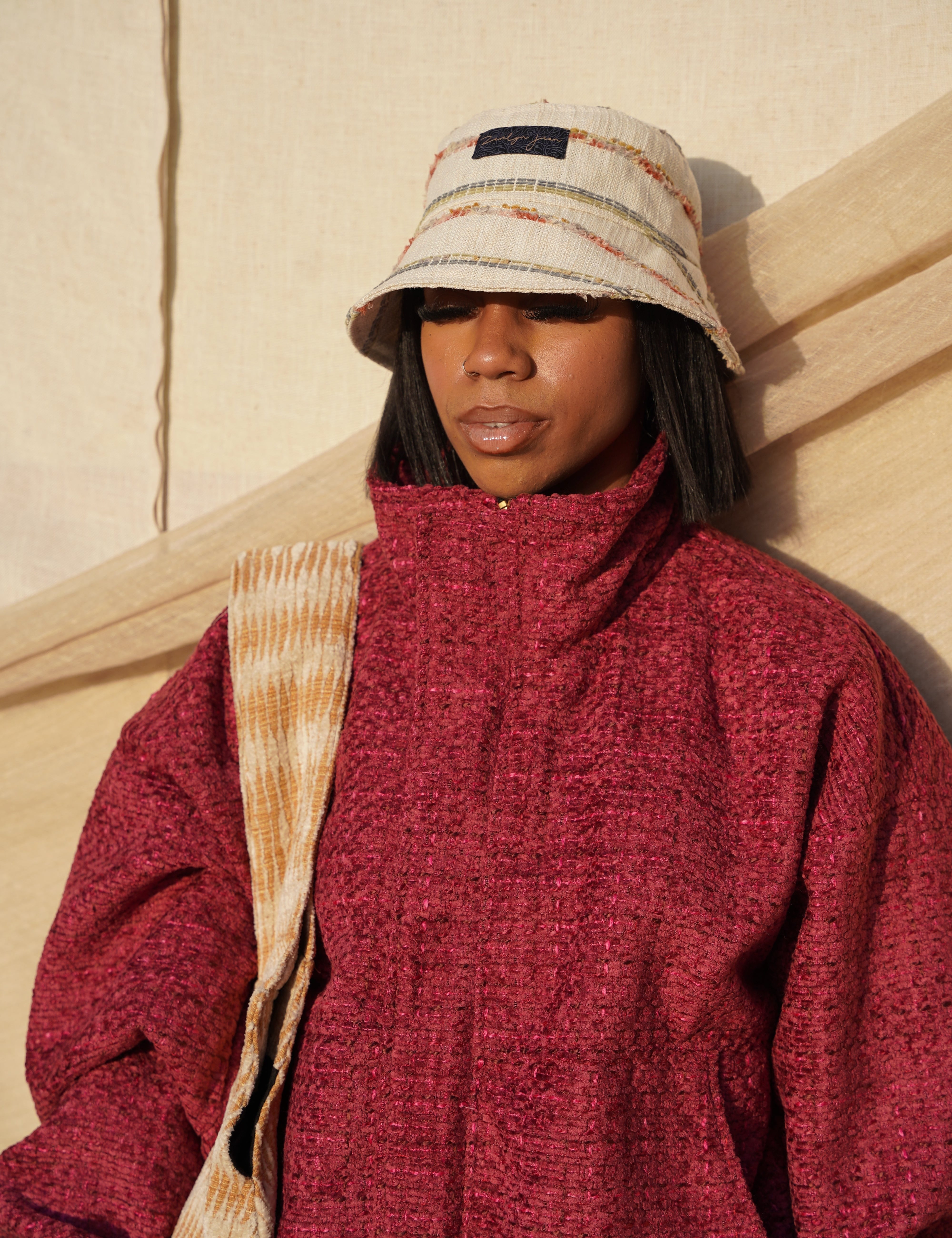 Zevelyn Jean Zane Bomber Jacket ZANE BOMBER Raspberry