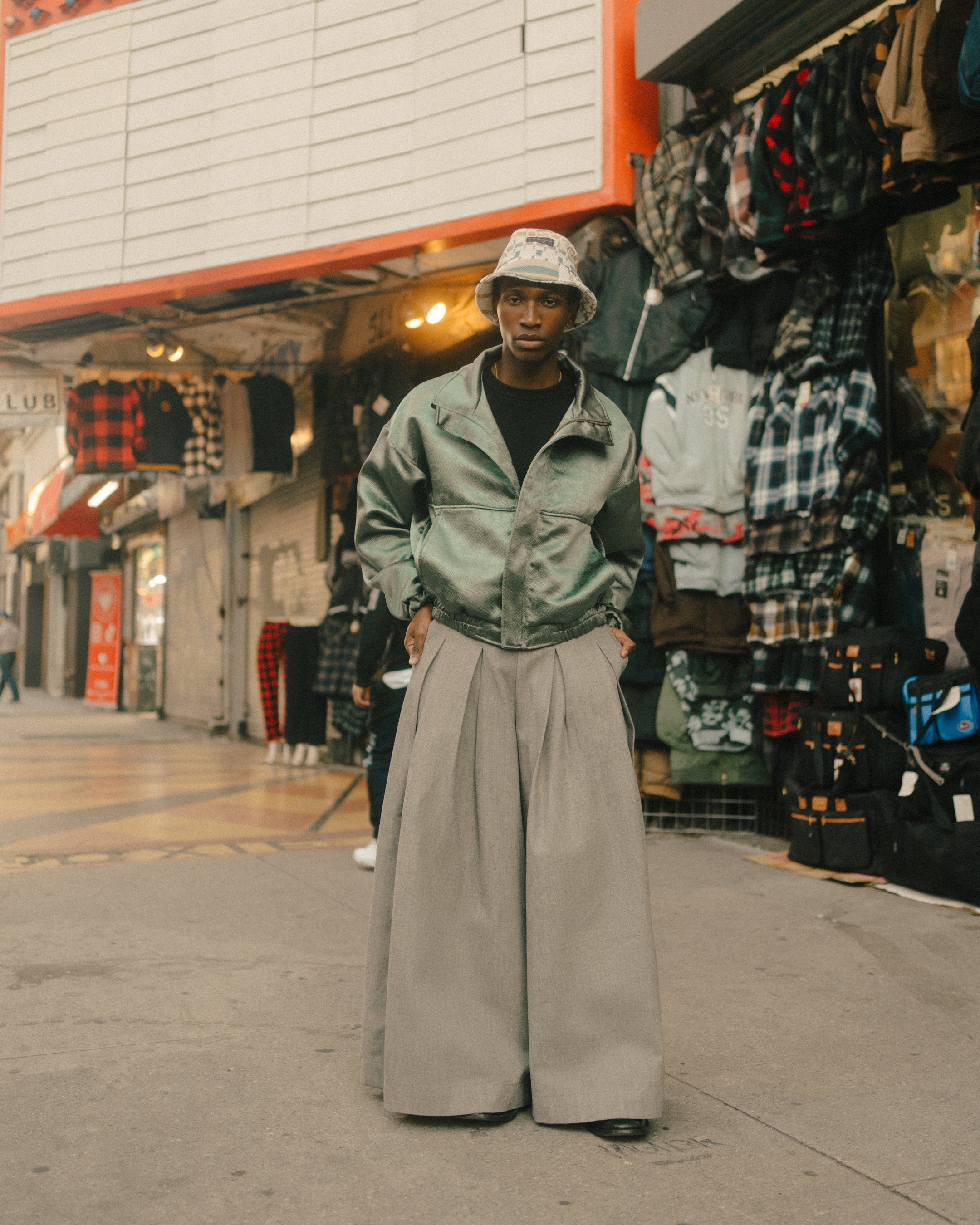 Zevelyn Jean Zane Bomber Jacket ZANE BOMBER Sea Foam