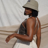 Zevelyn Jean Zoe Bucket Hat Zoe Bucket Hat Bone Dots