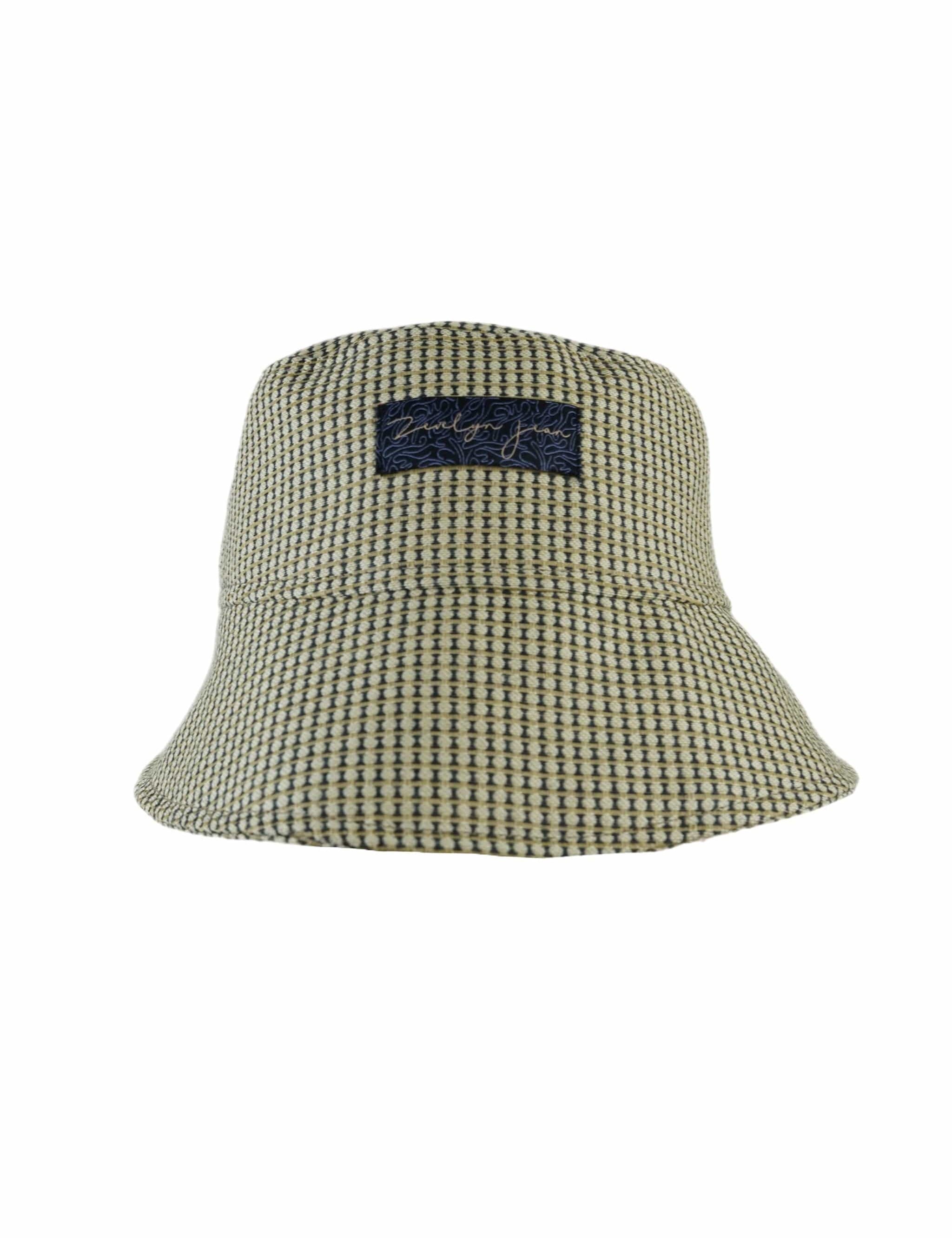 Zevelyn Jean Zoe Bucket Hat Zoe Bucket Hat Bone Dots