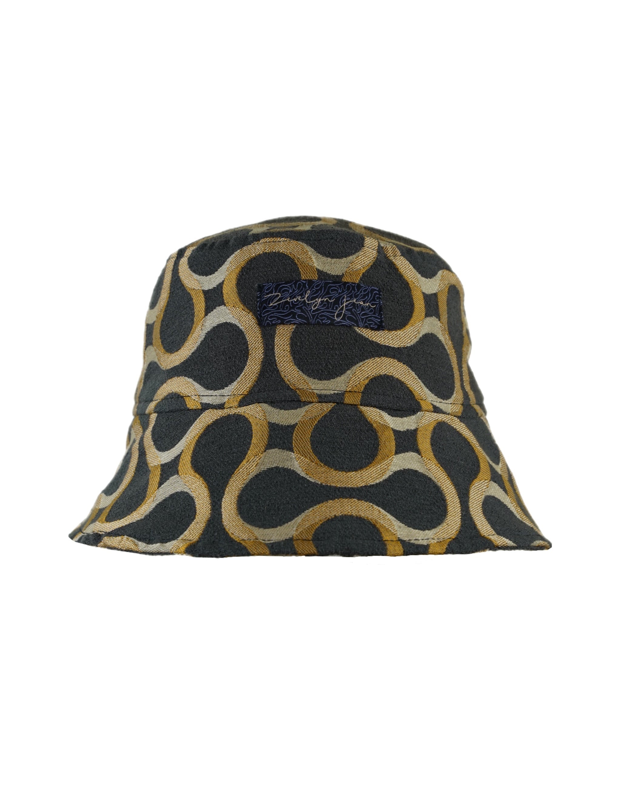 Zevelyn Jean Zoe Bucket Hat Zoe Bucket Hat Gold Swivels