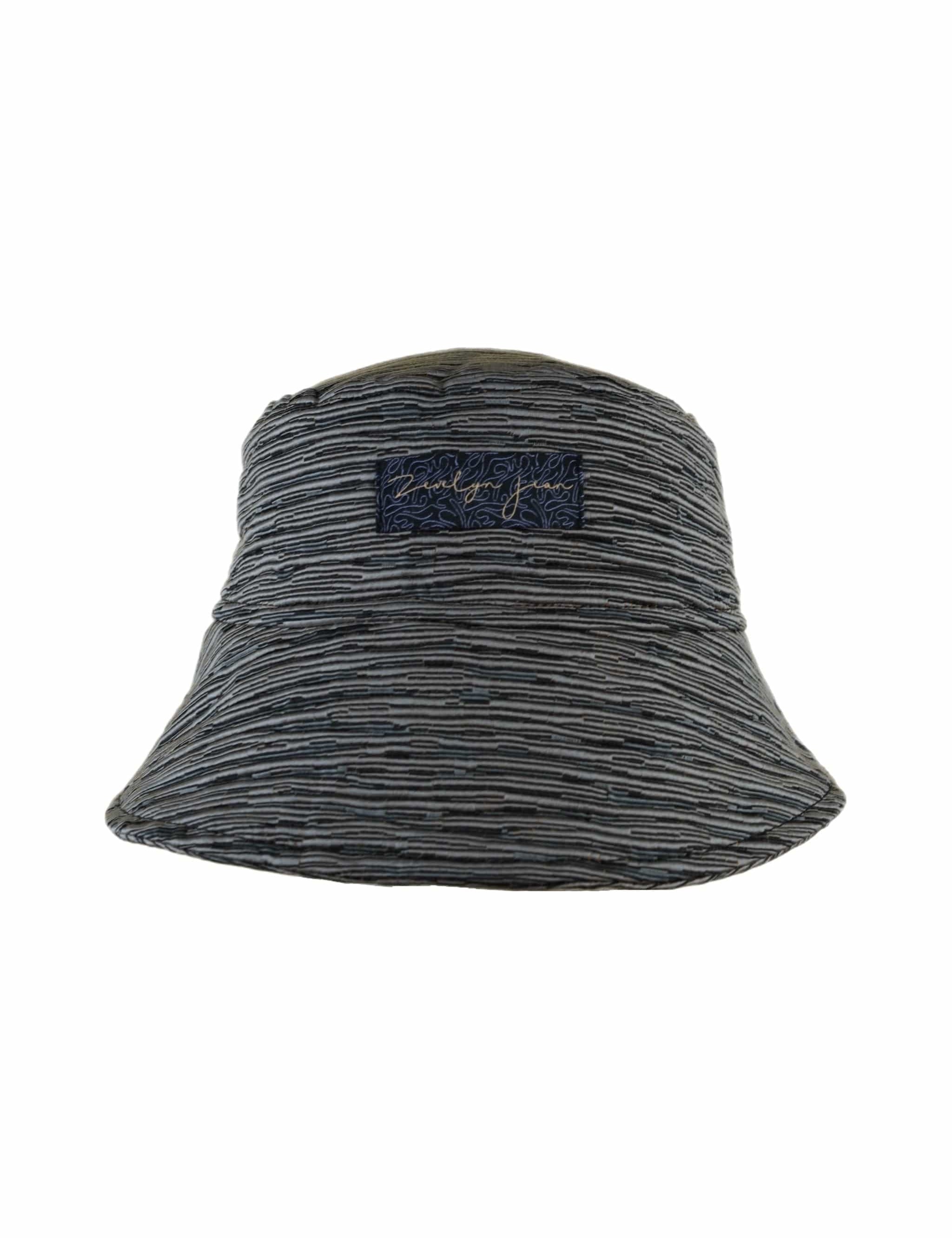 Zevelyn Jean Zoe Bucket Hat Zoe Bucket Hat Pewter