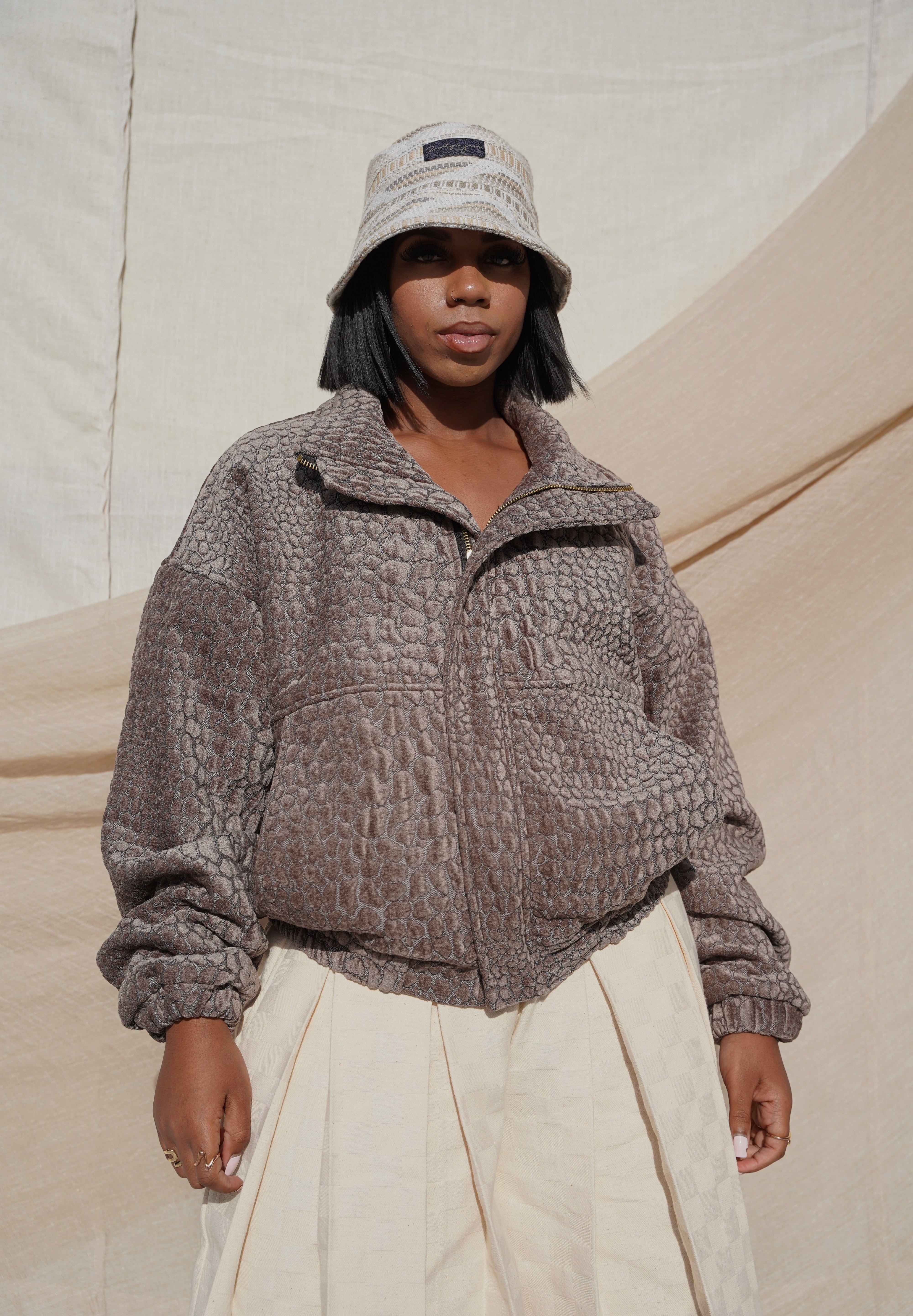 Zevelyn Jean Zoe Bucket Hat Zoe Bucket Hat Powder