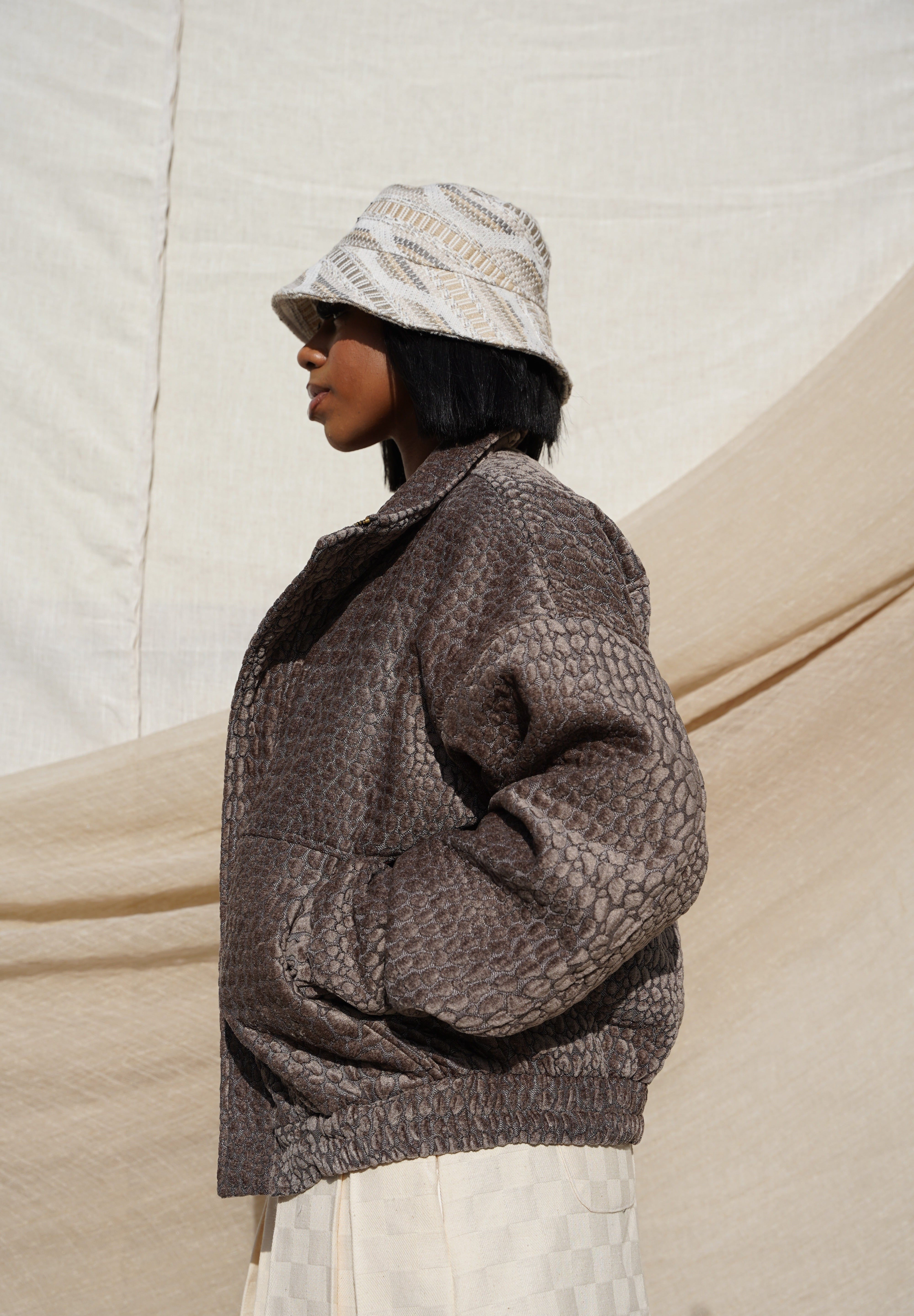 Zevelyn Jean Zoe Bucket Hat Zoe Bucket Hat Powder