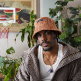 Zevelyn Jean Zoe Bucket Hat Zoe Bucket Hat Rust
