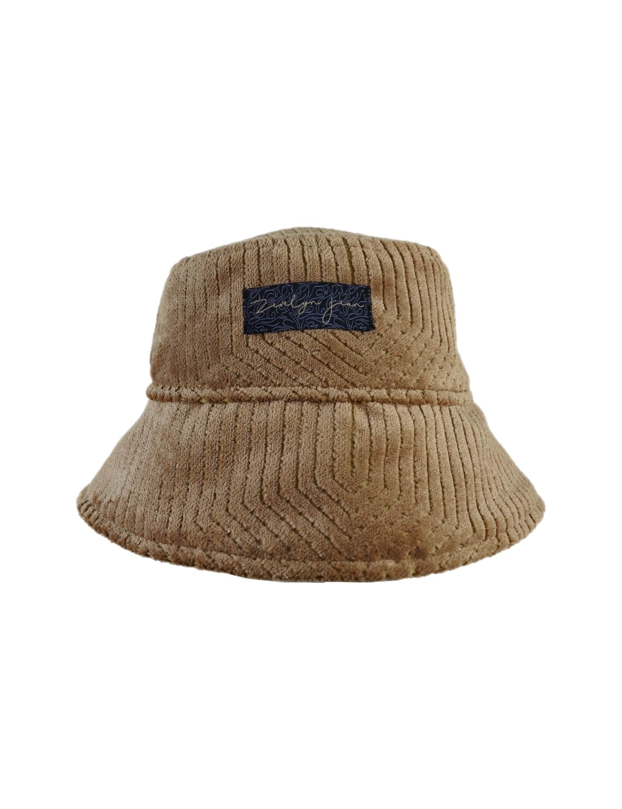 Zevelyn Jean Zoe Bucket Hat Zoe Bucket Hat Soft Camel