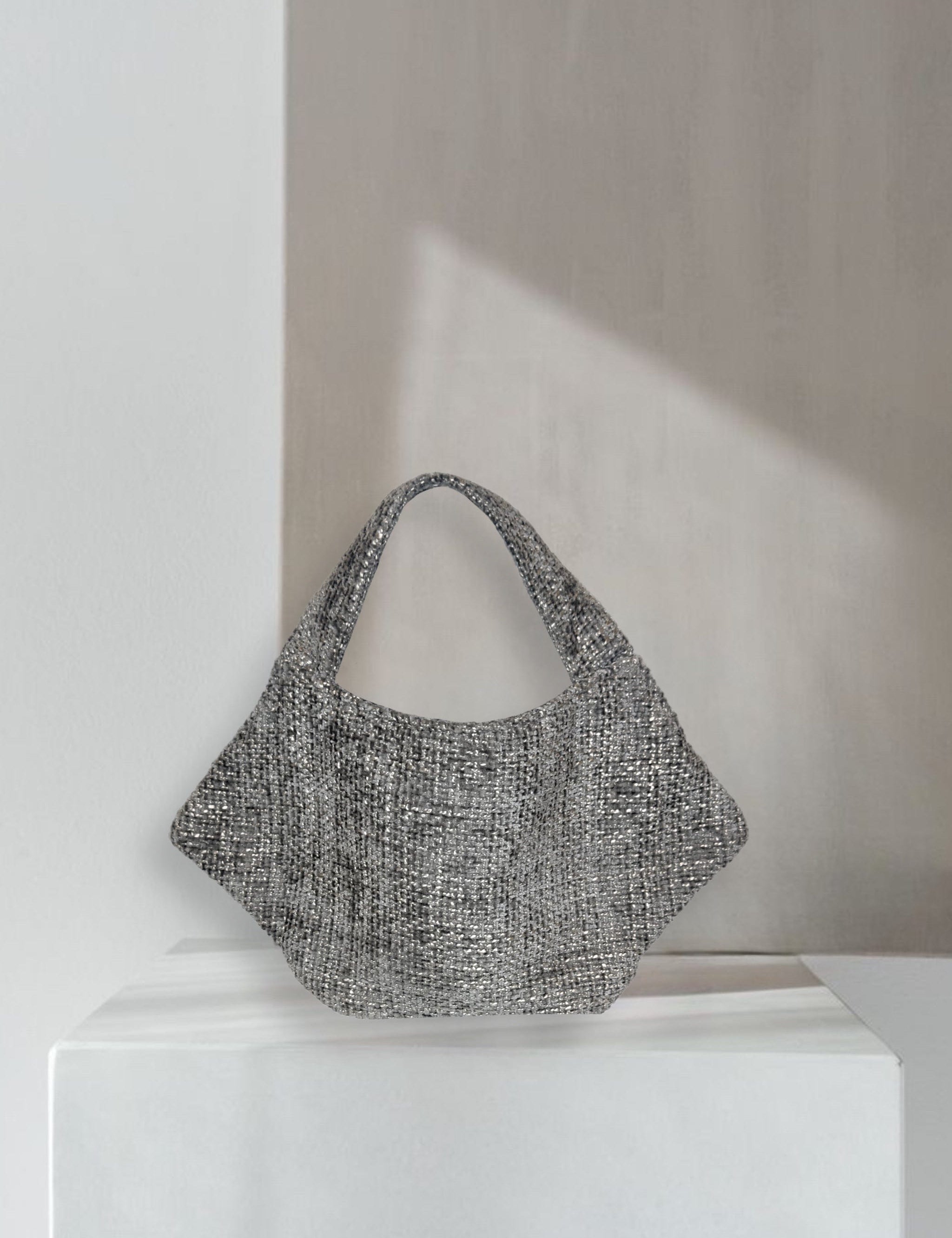 Zevelyn Jean Zuree Handbag Zuree Hand Bag Heather Grey