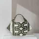 Zevelyn Jean Zuree Handbag Zuree Hand Bag Shadow Green