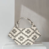 Zevelyn Jean Zuree Handbag Zuree Hand Bag Tribal White