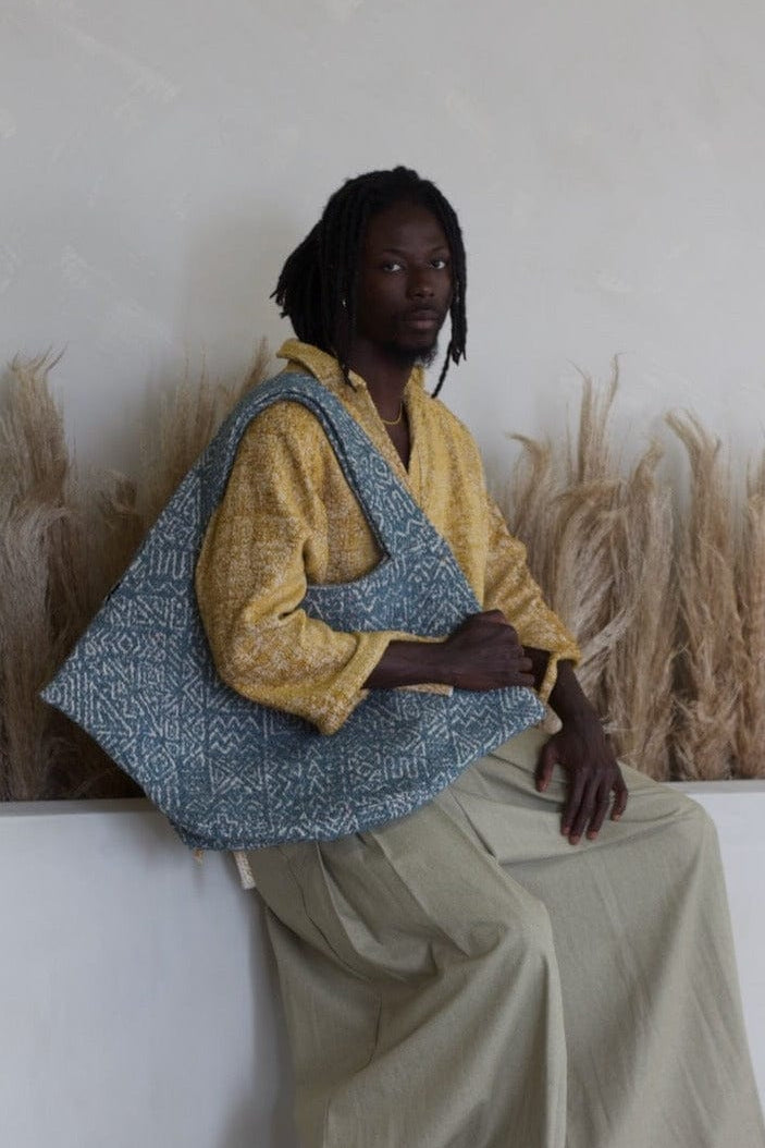 Zevelyn Jean Zuree Tote Bag ZUREE Tote Bag Confetti Blue