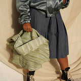 Zevelyn Jean Zuree Tote Bag ZUREE Tote Bag Khaki Green