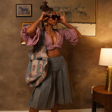 Zevelyn Jean Zuree Tote Bag ZUREE Tote Bag Navy Blue