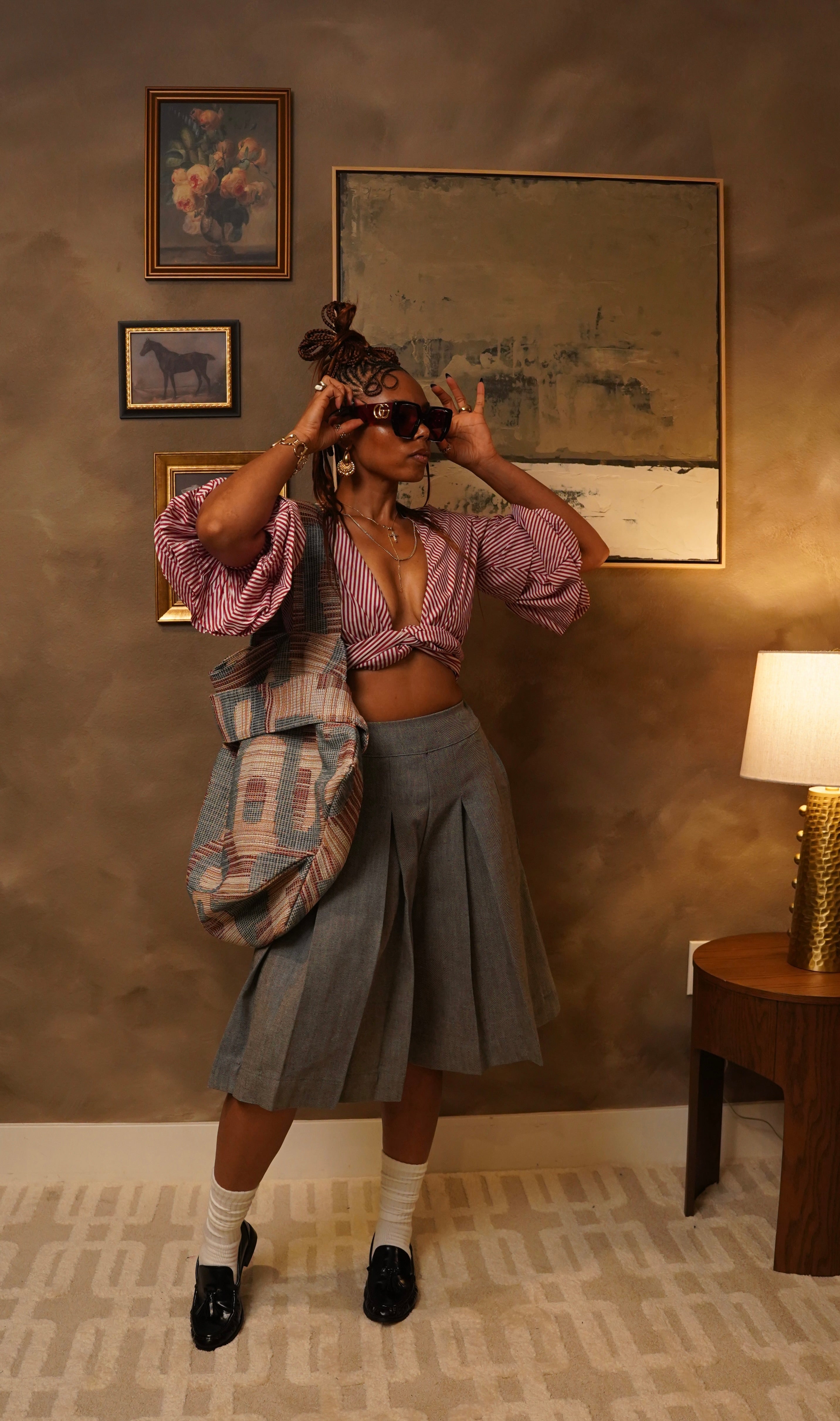 Zevelyn Jean Zuree Tote Bag ZUREE Tote Bag Navy Blue