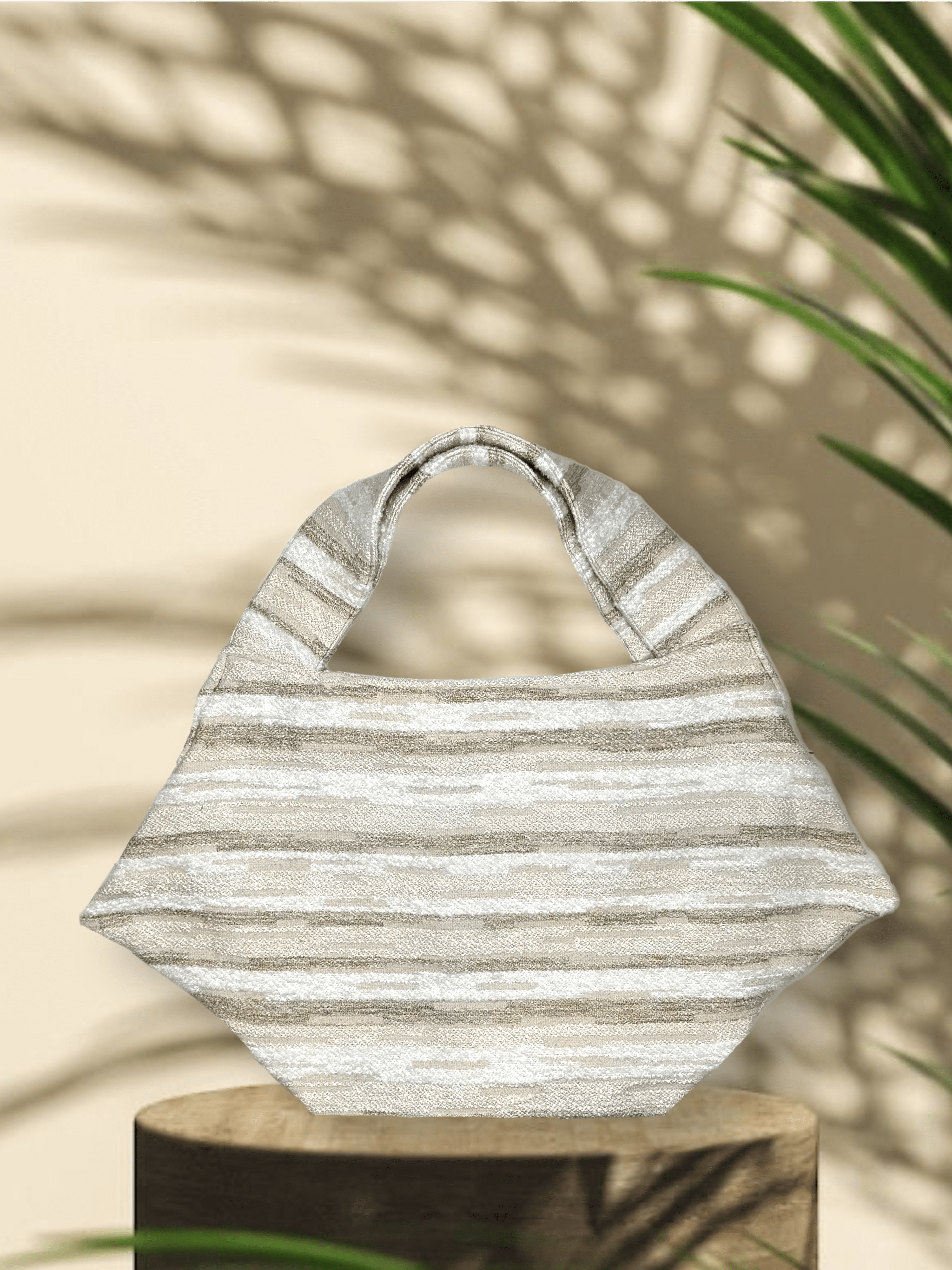 Zevelyn Jean Zuree Tote Bag ZUREE Tote Bag Powder White