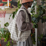 Zevelyn Jean Zuree Tote Bag ZUREE Tote Bag Stone Grey