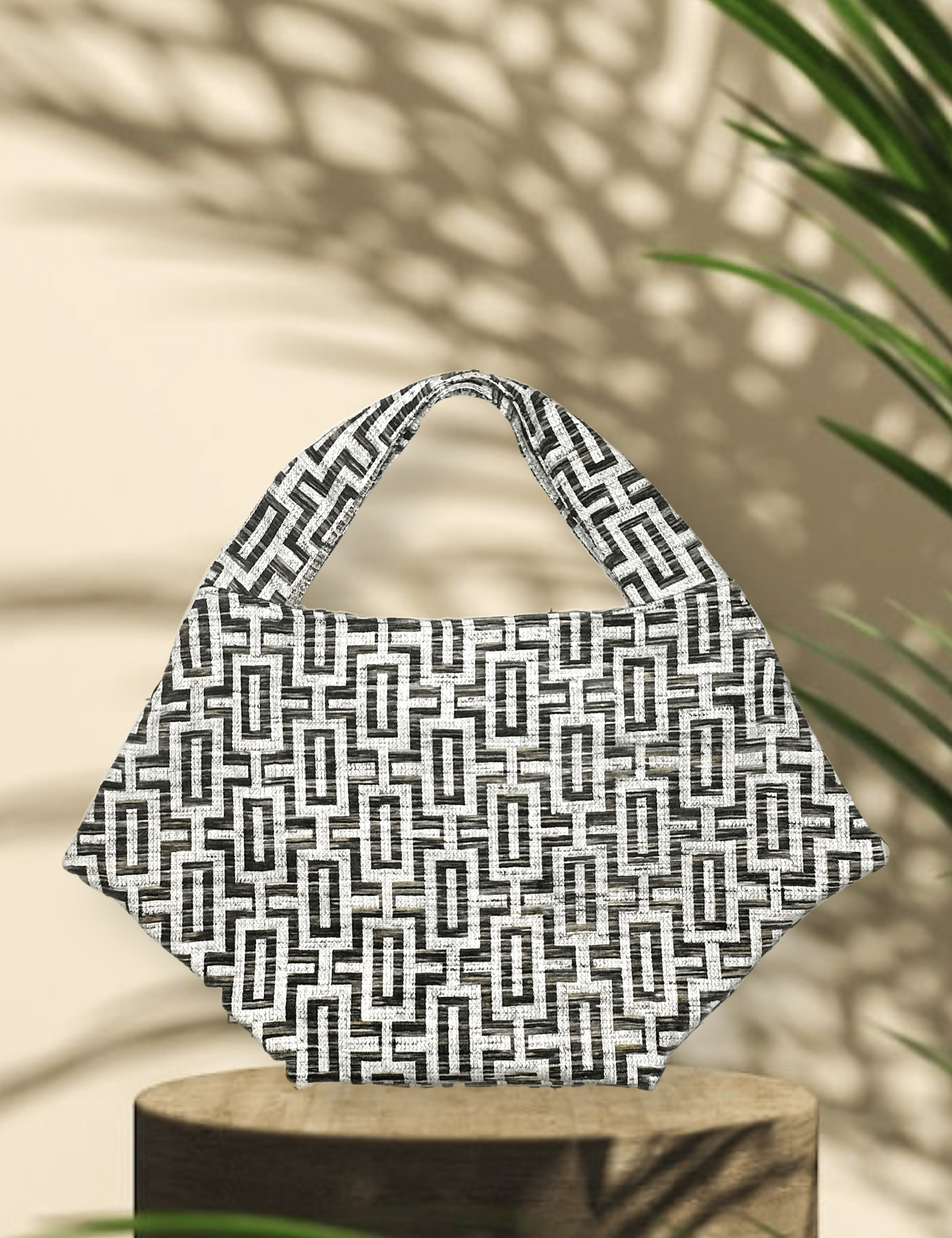 Zevelyn Jean Zuree Tote Bag ZUREE Tote Bag Stone White