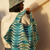 Zevelyn Jean Zuree Tote Bag ZUREE Tote Bag Teal Blue Waters