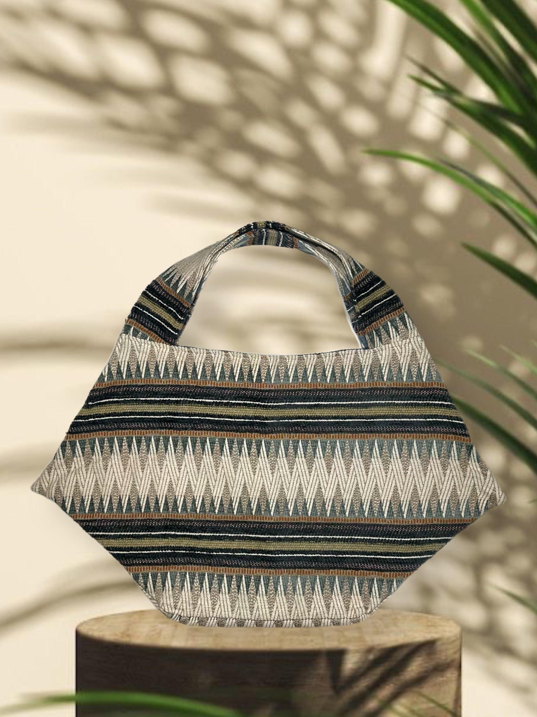 Zevelyn Jean Zuree Tote Bag ZUREE Tote Bag Tribal Blue