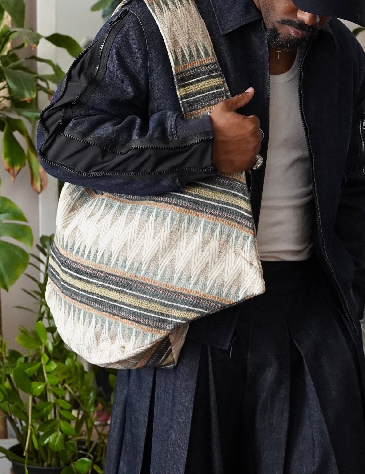 Zevelyn Jean Zuree Tote Bag ZUREE Tote Bag Tribal Blue