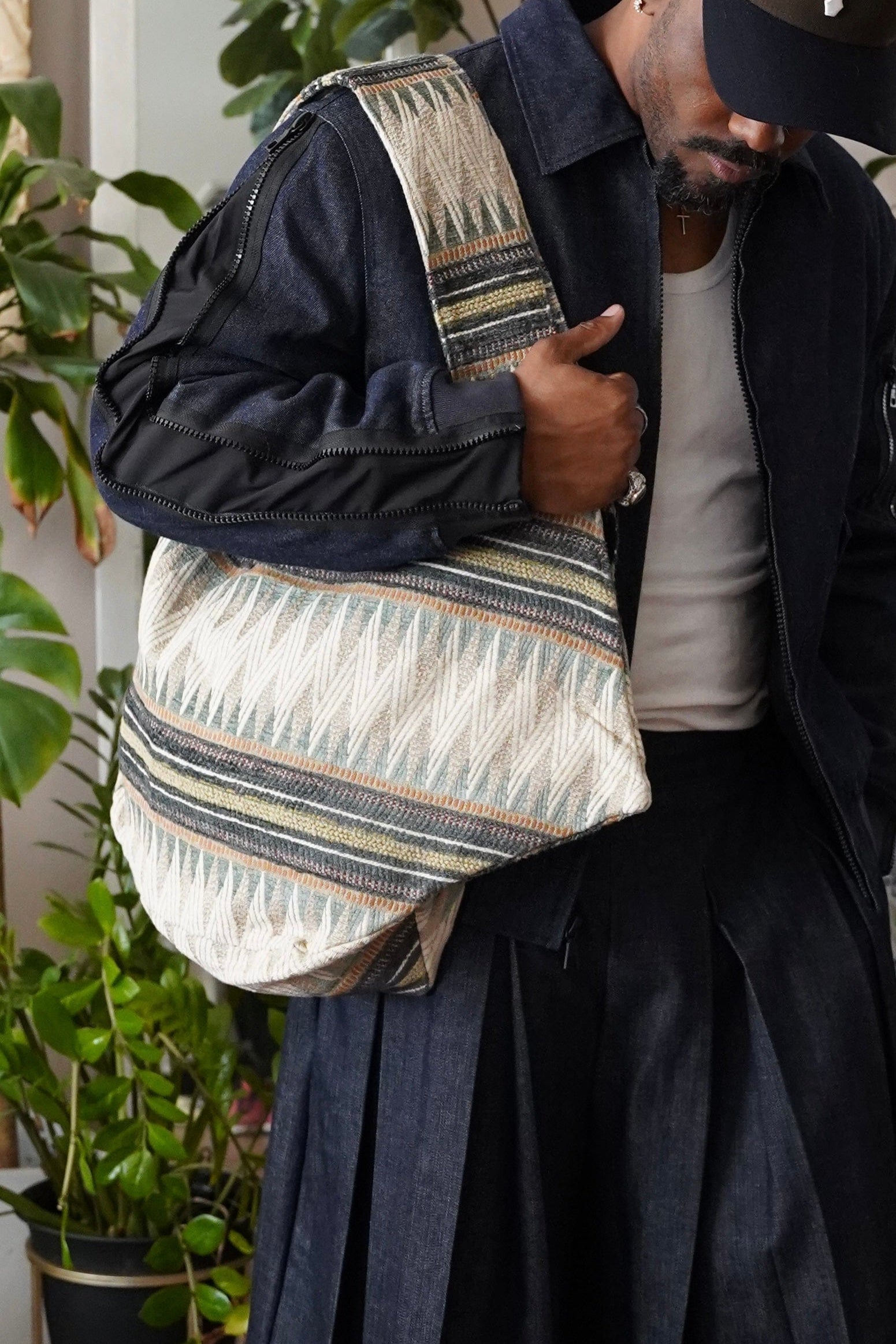 Zevelyn Jean Zuree Tote Bag ZUREE Tote Bag Tribal Blue